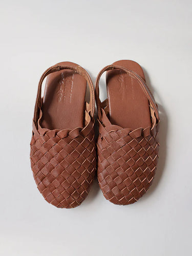 The Simple Folk Woven Sandal, Leather
